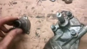 Масляный насос для котла на отработке сборка