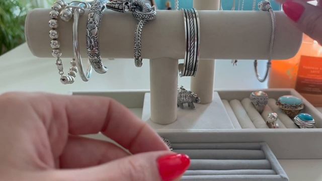 Разбор шкатулки с серебряными украшениями. Новые украшения в 2023