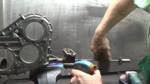 Ремонт корпуса раздатки(замена шпилек)