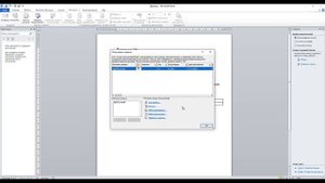 связь документа Word с таблицей Access