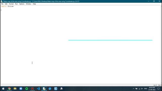 How to make map using python || Its Codingz || #map #python