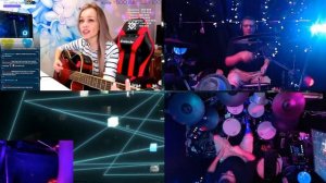 Линда - Мало огня (вырезка со стрима cover+барабаны 🥁 )