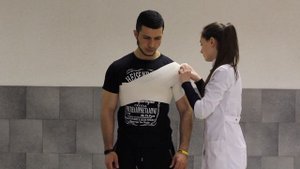 Нисходящая колосовидная повязка