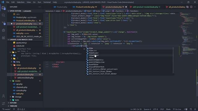 Laravel 8 Ajax CRUD With Image Upload  - #4 Update Data And Images
