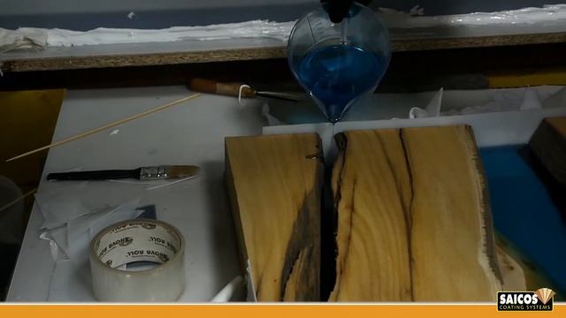Стол из слэба и эпоксидной смолы. Льем эпоксидную смолу!