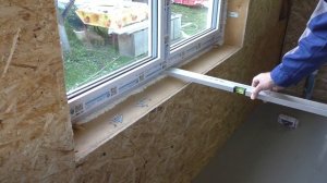 КАК УСТАНОВИТЬ ПОДОКОННИК