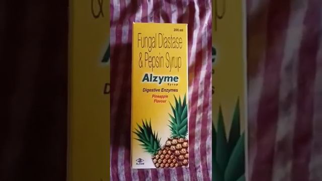 Alzyme Syrup || Digestive Enzyme ||acid indigestion (heartburn), flatulence (gas)epigastric distres