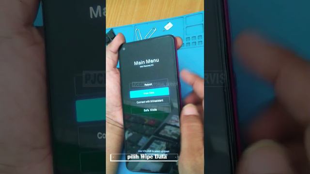 wipe data Redmi Note 9 #formatdata #bypassfrp