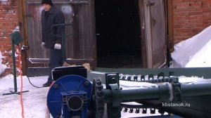 Транспортер наклонный для дров