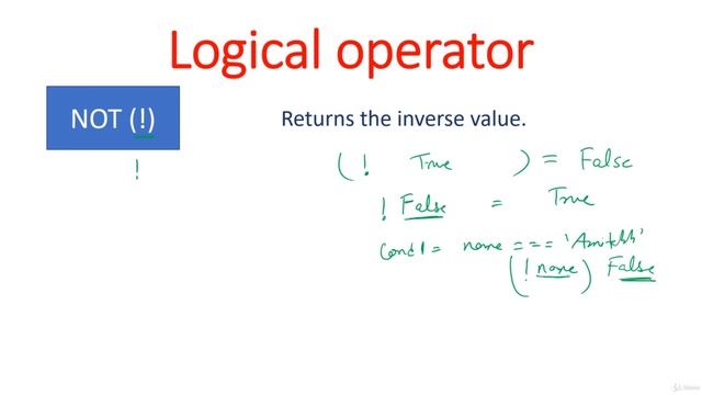 Logical operators  in Javascript