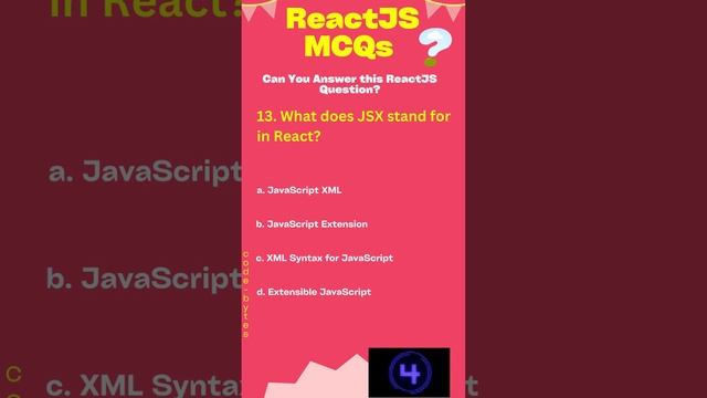 25 React JS MCQs/Interview Questions/Answers - Part 1 - No Talk #react #programming #mcqs