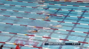 Райан Лохте против 18-летнего Карсона Фостера на 200 м Комплексное плавание на американском отборе