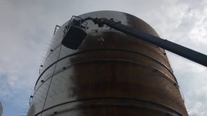 Покраска резервуаров безводушным покрасочным аппаратом