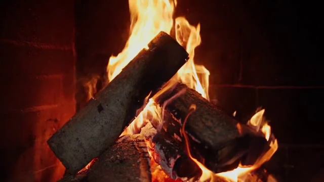 Soft music. Music for relaxation. Yoga music. Красивая музыка и треск огня в камине. Meditation. смотреть онлайн