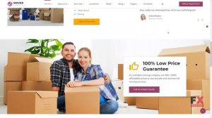 Moving Company Responsive Website Template TMT Homer Raine