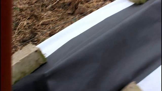 Укрытие винограда. Канал+спанбонд+полиэтилен. Серия 118.