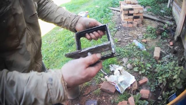 Реставрация металлических деталей кислотой. В часности печных дверок. смотреть онлайн