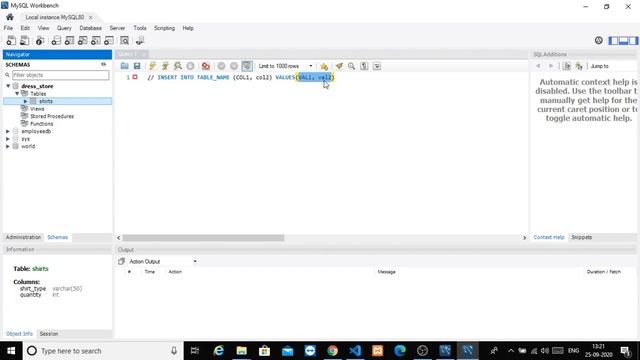 Insert value to table | MySQL in Kannada #6