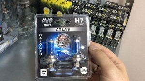 Лампа галогенная AVS ATLAS /5000К/ H7 12V 55W (блистер, 2 шт.)