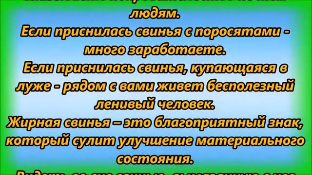 К чему снится свинья смотреть онлайн