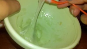 Слайм из соды и клея