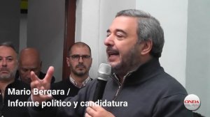 Mario Bergara / Informe Político y Candidatura