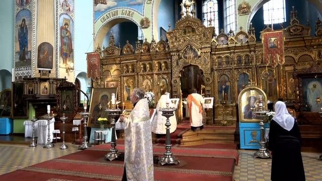 Всенощное бдение накануне Недели 6-й по Пасхе. О слепом 23.05.2020 смотреть онлайн