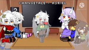 Undertale reacts to Asriel AU’s || Undertale AU’s || Bad Apple ? ||