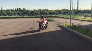Обучение на мотоцикле. Honda cbr600 rr