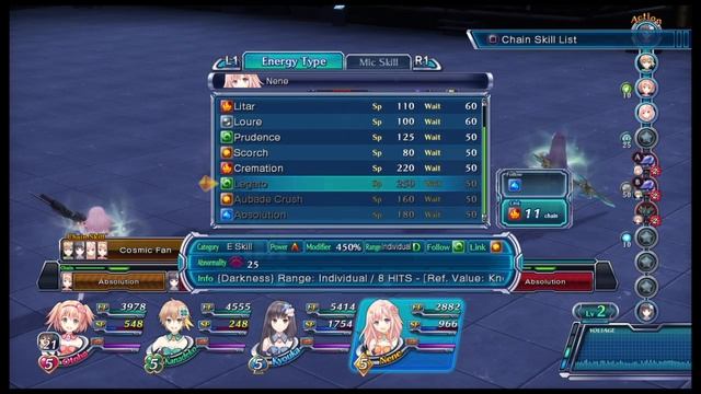 Omega Quintet - End game leveling (Advanced Mode) смотреть онлайн