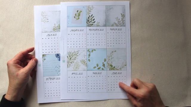 Journaling Calendar 2021