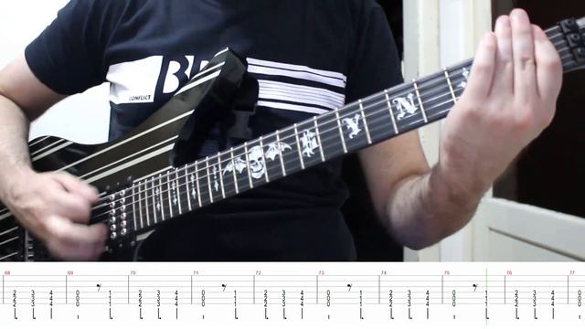 Motionless In White - Headache (Guitar Cover + TABS) смотреть онлайн