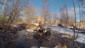 Полноприводный мотовездеход трицикл 2