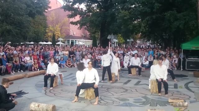 Спектакль "Лес" - Брусникинцы (Театральный марш в саду Эрмитаж) смотреть онлайн