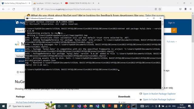 VB.NET MYSQL CONNECTION #0 :how to connect visual basic to mysql in visual studio 2022 смотреть онлайн