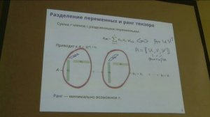 М. Рахуба Тензорные разложения, сети. оптимизационные методы для тензорных разложений