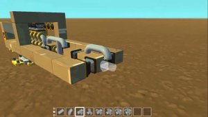 Машина с поршневым двигателем в scrap mechanic