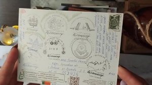 #посткроссинг #входящие #postkarte #открытка #postcrossing #покупки #распаковка