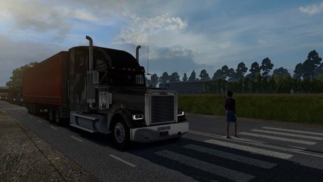 Euro Truck Simulator 2 | Freightliner FLD Classic XL by jon-ruda | карта "Московская область" v20