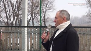 Открытие спортплощадки в Пойлово