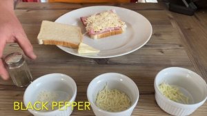 Quick and Easy - Ham and Cheese Sandwich - Tefal OptiGrill Plus XL