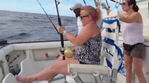 Fishing for marlin. Flew to the Dominican Republic, boarded a boat and started catching marlin