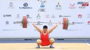 KIM Un Guk (PRK) Snatch 150kg Almaty Weightlifting World Championship 2014r cat.62kg