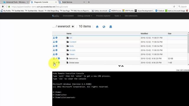 Using Azure App Service Editor video смотреть онлайн