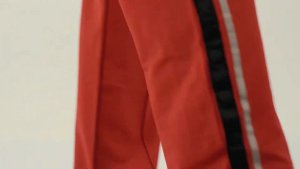 Брюки с лампасами Y.TWO MU008 Красные