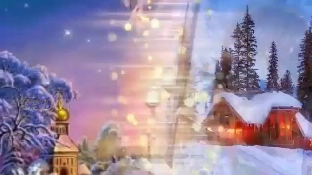 ВИДЕО ОТКРЫТКА С РОЖДЕСТВЕНСКИМ СОЧЕЛЬНИКОМ