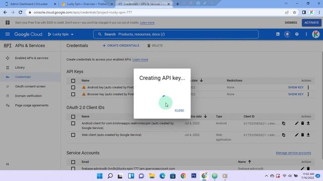 How to create YouTube API Key and OAuth 2 0 Client ID