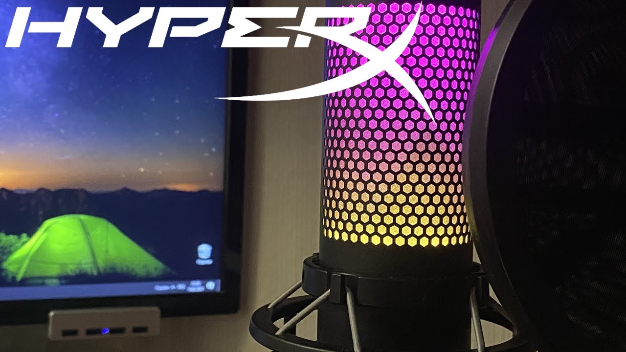ИГРОВОЙ МИКРОФОН HYPERX QUADCAST S с RGB ПОДСВЕТКОЙ и 3-МЯ КАПСУЛЯМИ - ПОЛНЫЙ ОБЗОР