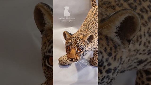 The Soft Sculpture of a Leopard Cub - Luver_Soft_Sculpture