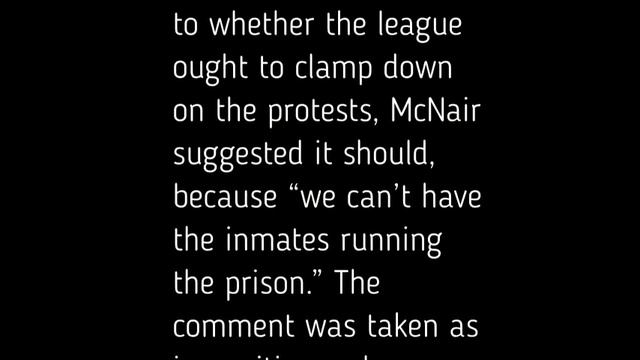 Texans Owner Bob McNair Apologizes for ‘Inmates’ Remark смотреть онлайн